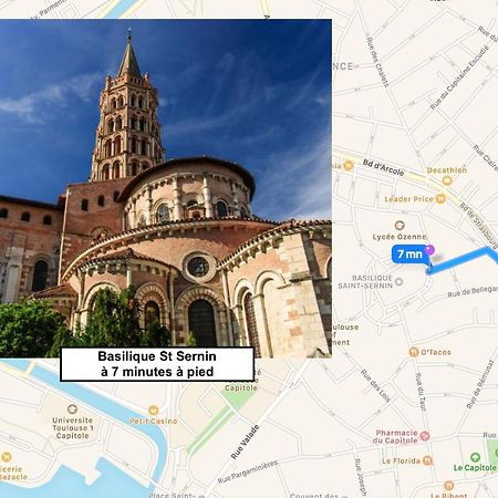 Ferienwohnung Le Victor Hugo - Studio Avec Parking # Hypercentre Toulouse Exterior foto